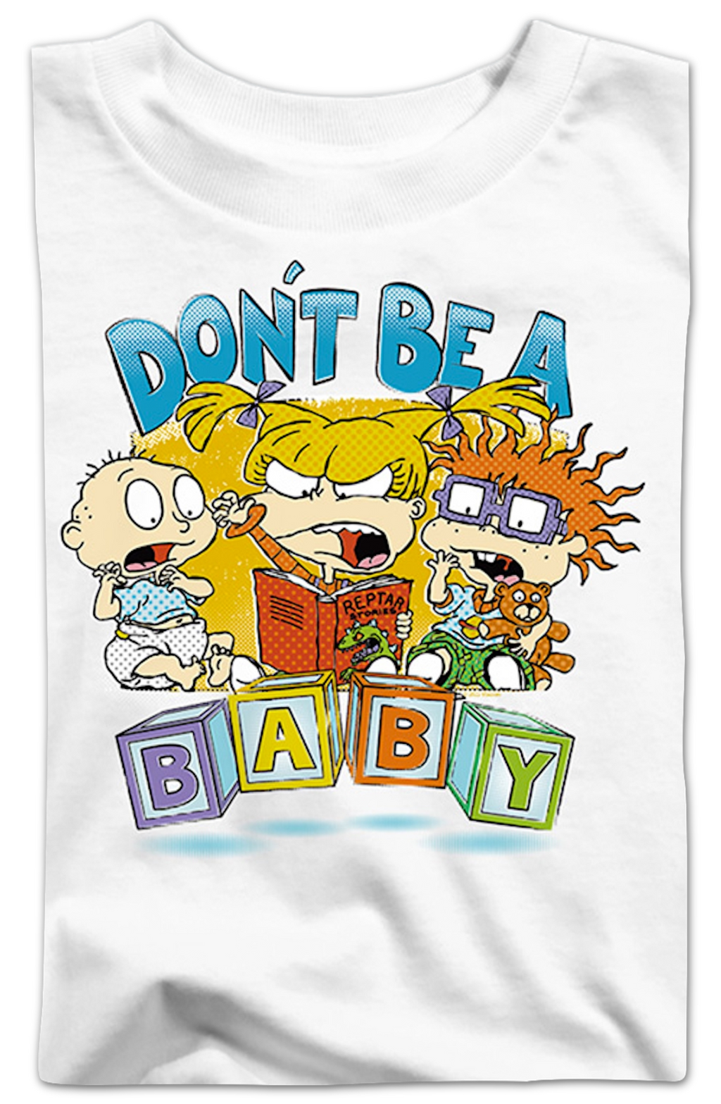 Youth Don't Be A Baby Blocks Rugrats Shirt Hoodie, Sweatshirt | CiraTrend.com (Image 2)