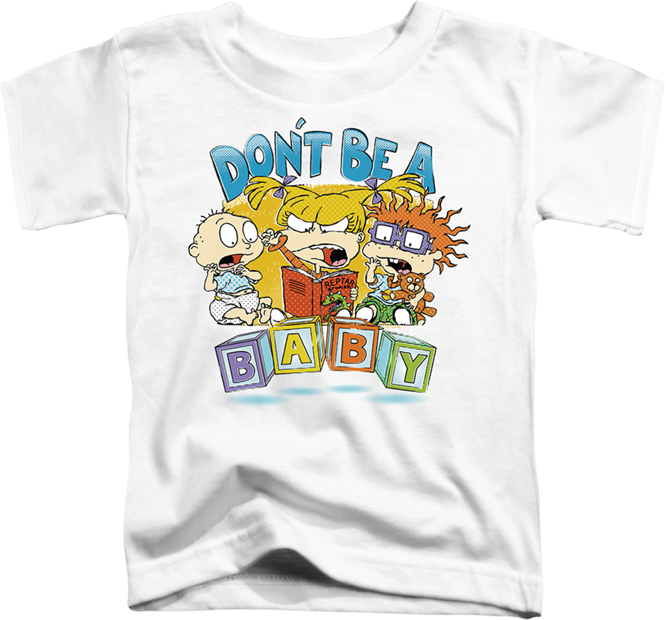 Youth Don't Be A Baby Blocks Rugrats Shirt Hoodie, Sweatshirt | CiraTrend.com (Image 1)