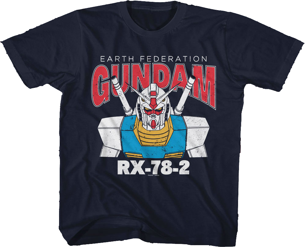 Youth Blue Earth Federation Gundam Shirt Hoodie, Sweatshirt | CiraTrend.com (Image 1)