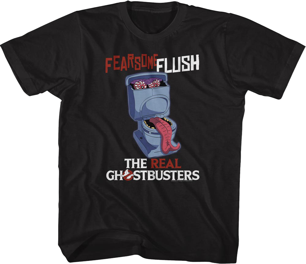 Youth Fearsome Flush Real Ghostbusters Shirt Hoodie, Sweatshirt | CiraTrend.com (Image 1)