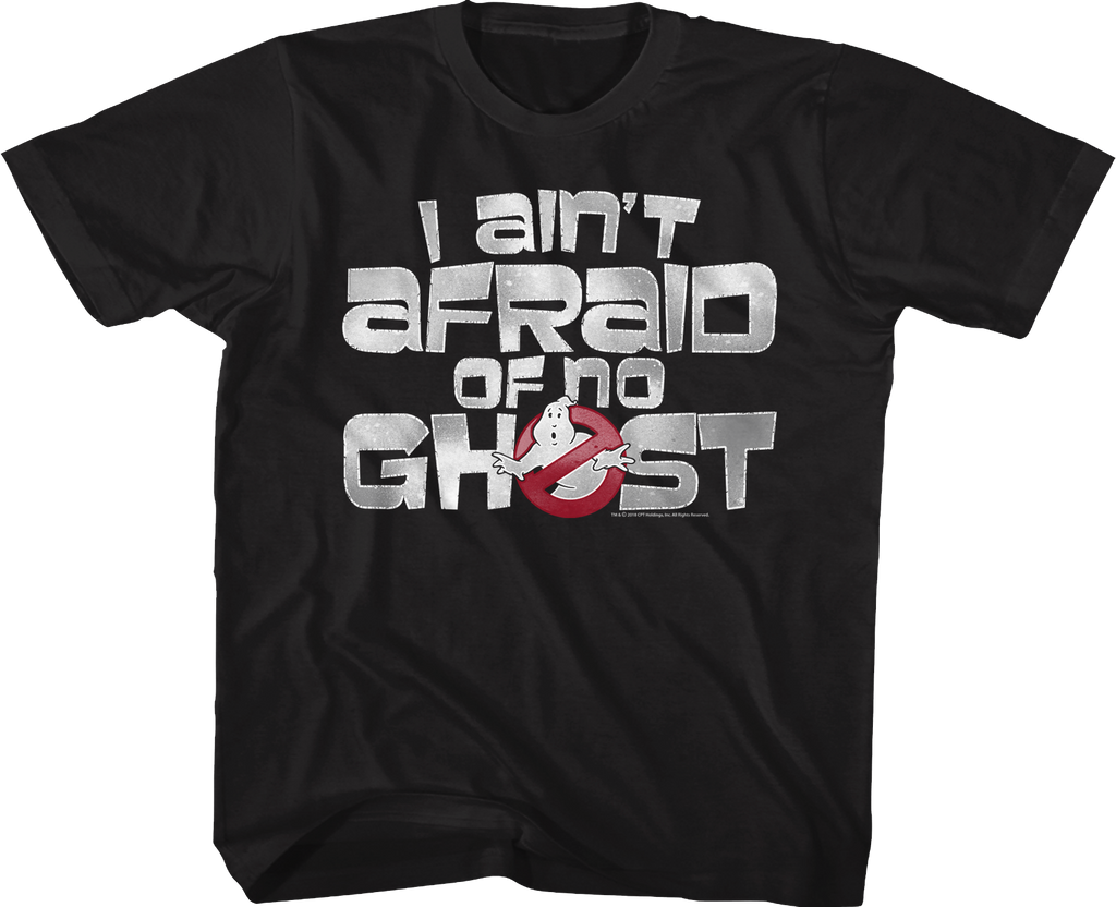 Youth Ghostbusters I Ain't Afraid Of No Ghost Shirt Hoodie, Sweatshirt | CiraTrend.com (Image 1)