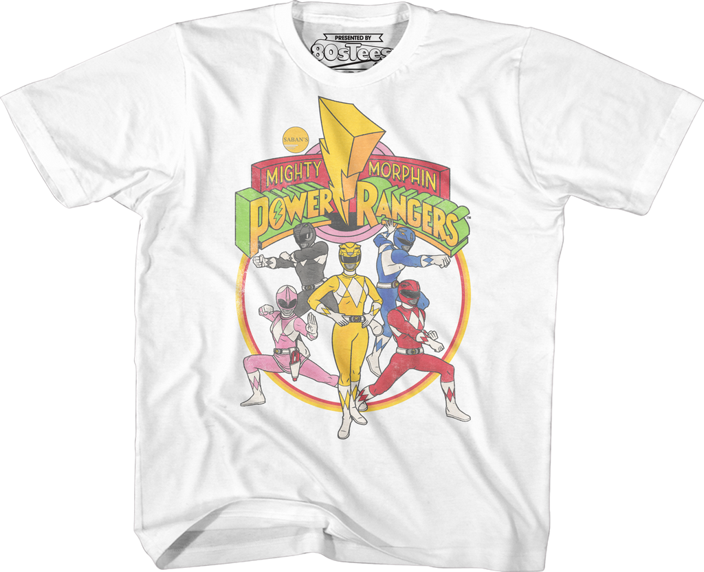 Youth Group Picture Mighty Morphin Power Rangers Shirt Hoodie, Sweatshirt | CiraTrend.com (Image 1)