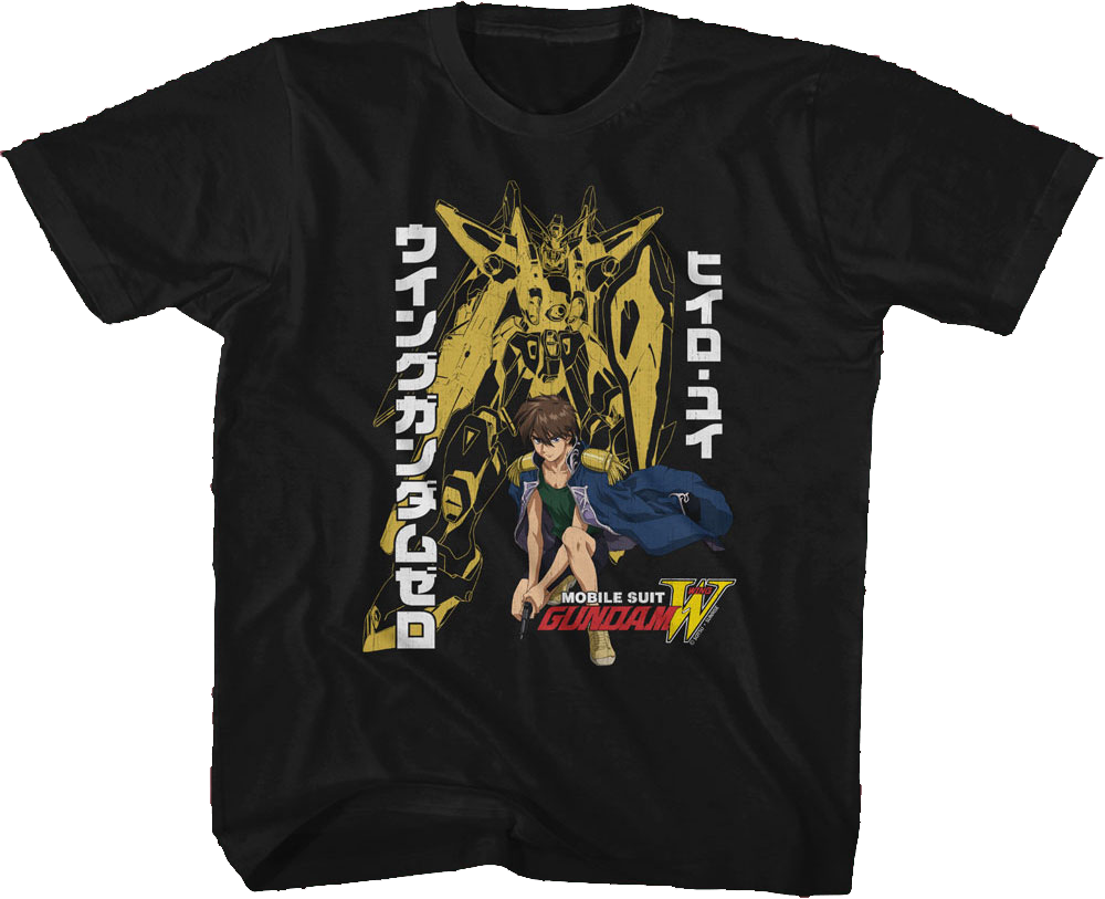Youth Heero Yuy Gundam Shirt Hoodie, Sweatshirt | CiraTrend.com (Image 1)
