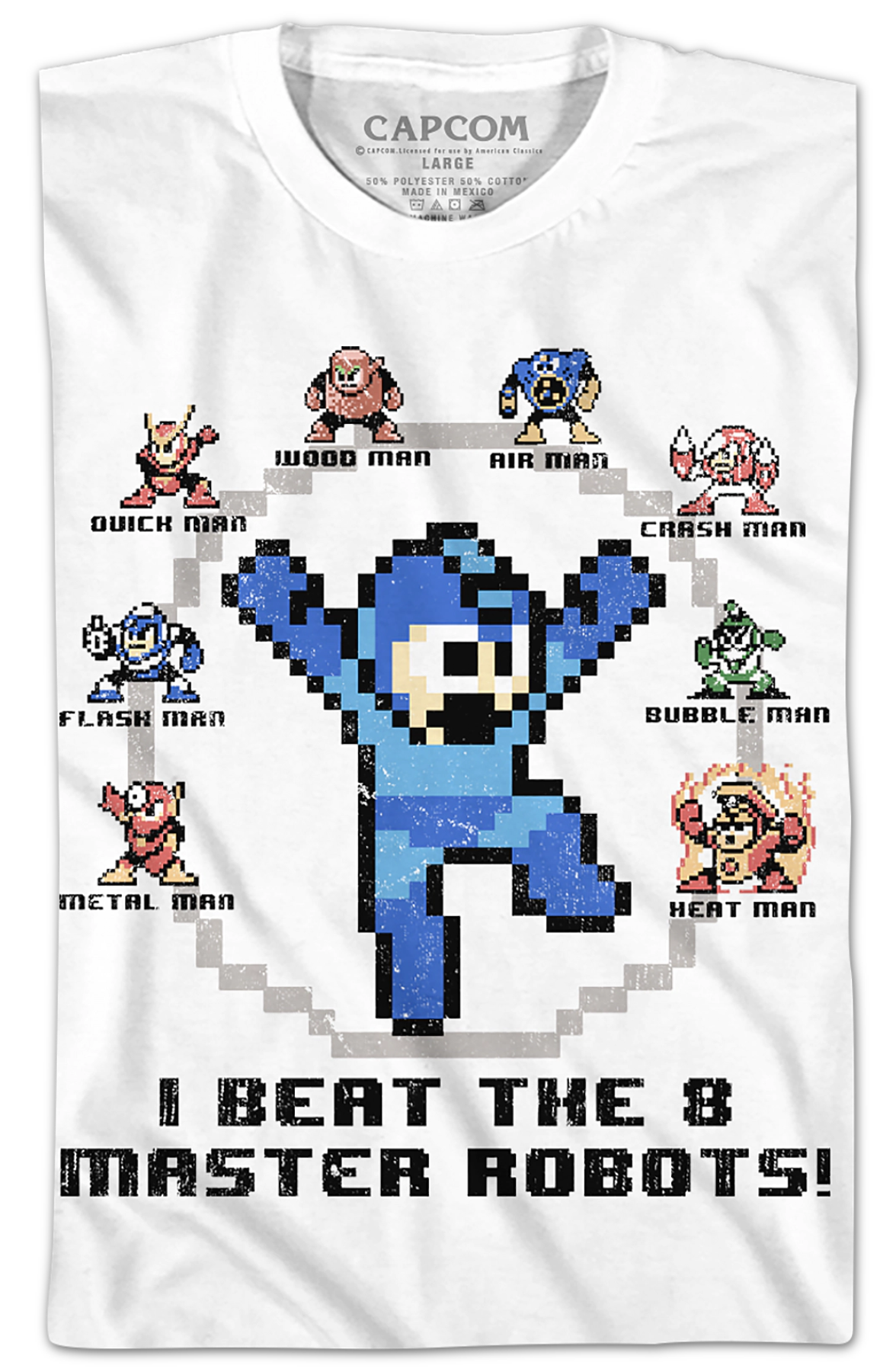 Youth I Beat The 8 Master Robots Mega Man Shirt Hoodie, Sweatshirt | CiraTrend.com (Image 2)