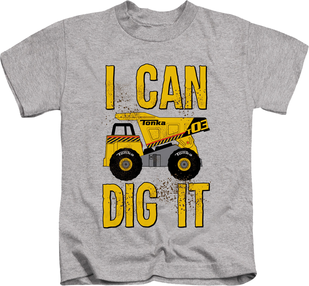 Youth I Can Dig It Tonka T-Shirt Hoodie, Sweatshirt | CiraTrend.com (Image 1)