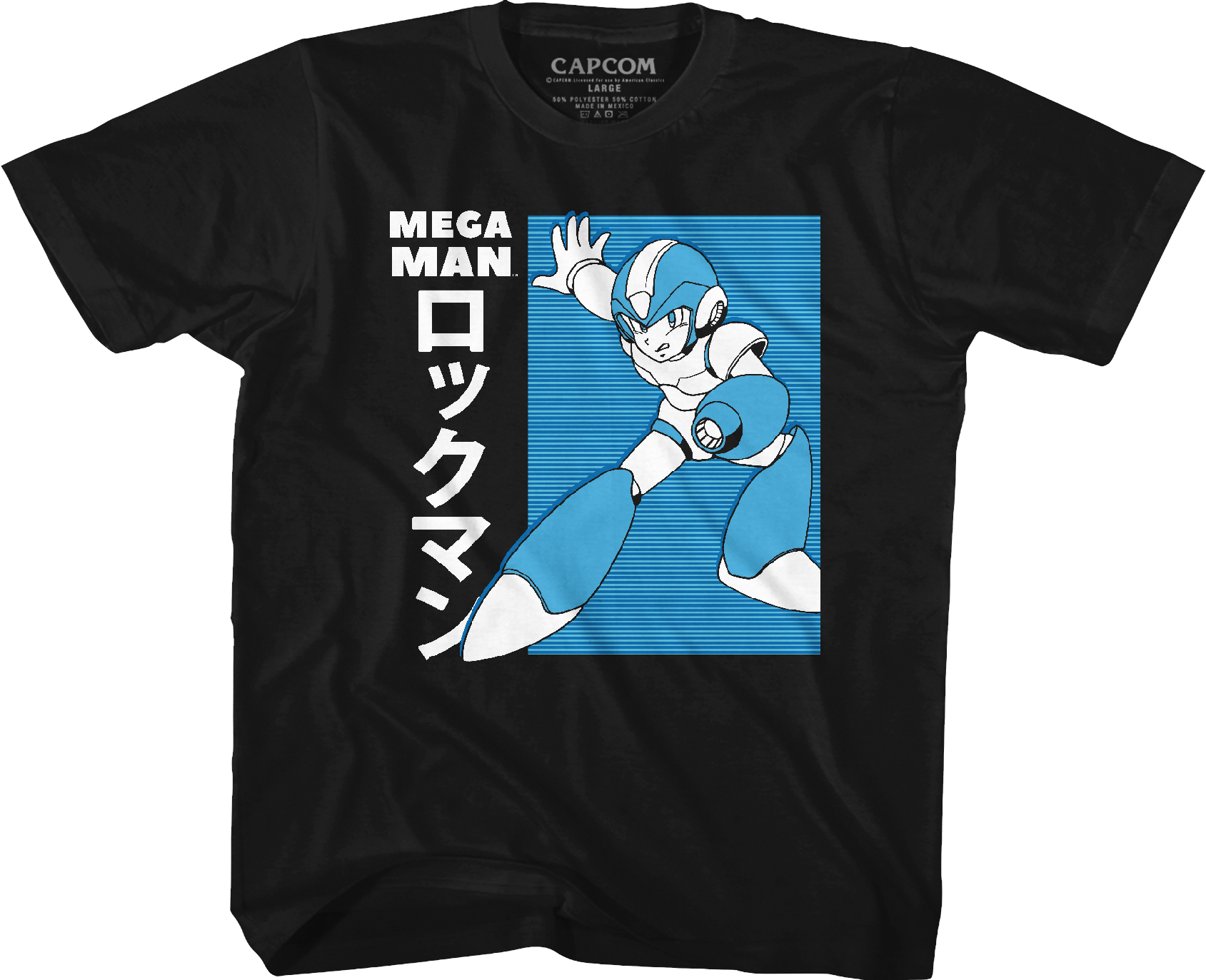 Youth Japanese Mega Man Shirt Hoodie, Sweatshirt | CiraTrend.com (Image 1)