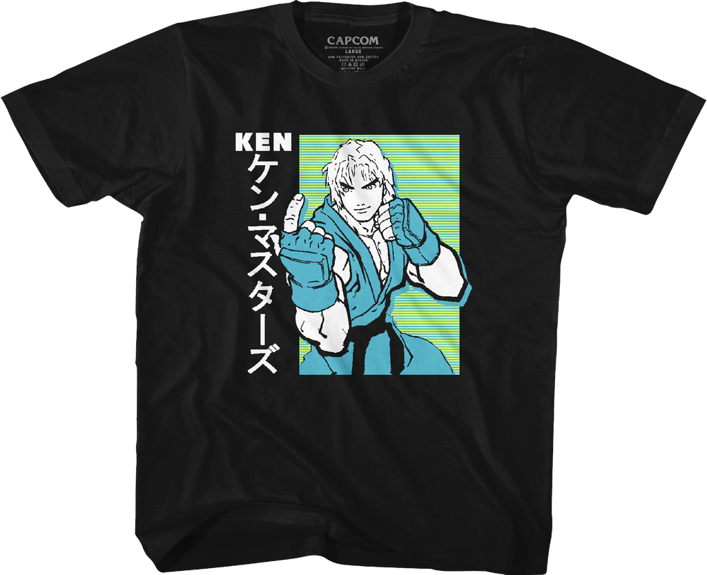 Youth Ken Japanese Street Fighter Shirt Hoodie, Sweatshirt | CiraTrend.com (Image 1)