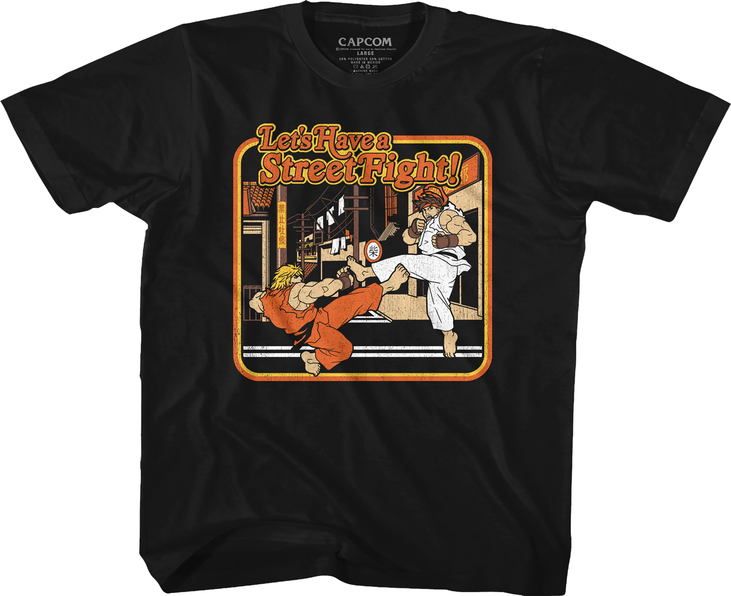 Youth Ken Masters and Ryu Street Fighter Shirt Hoodie, Sweatshirt | CiraTrend.com (Image 1)