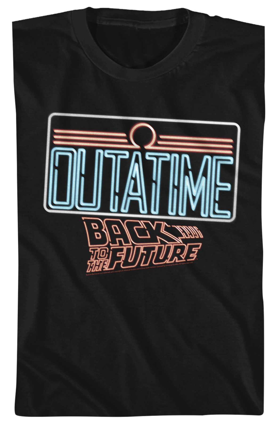 Youth Neon License Plate Back To The Future Shirt Hoodie, Sweatshirt | CiraTrend.com (Image 2)