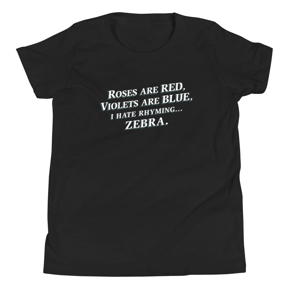 I Hate Rhyming Kid's Youth Tee