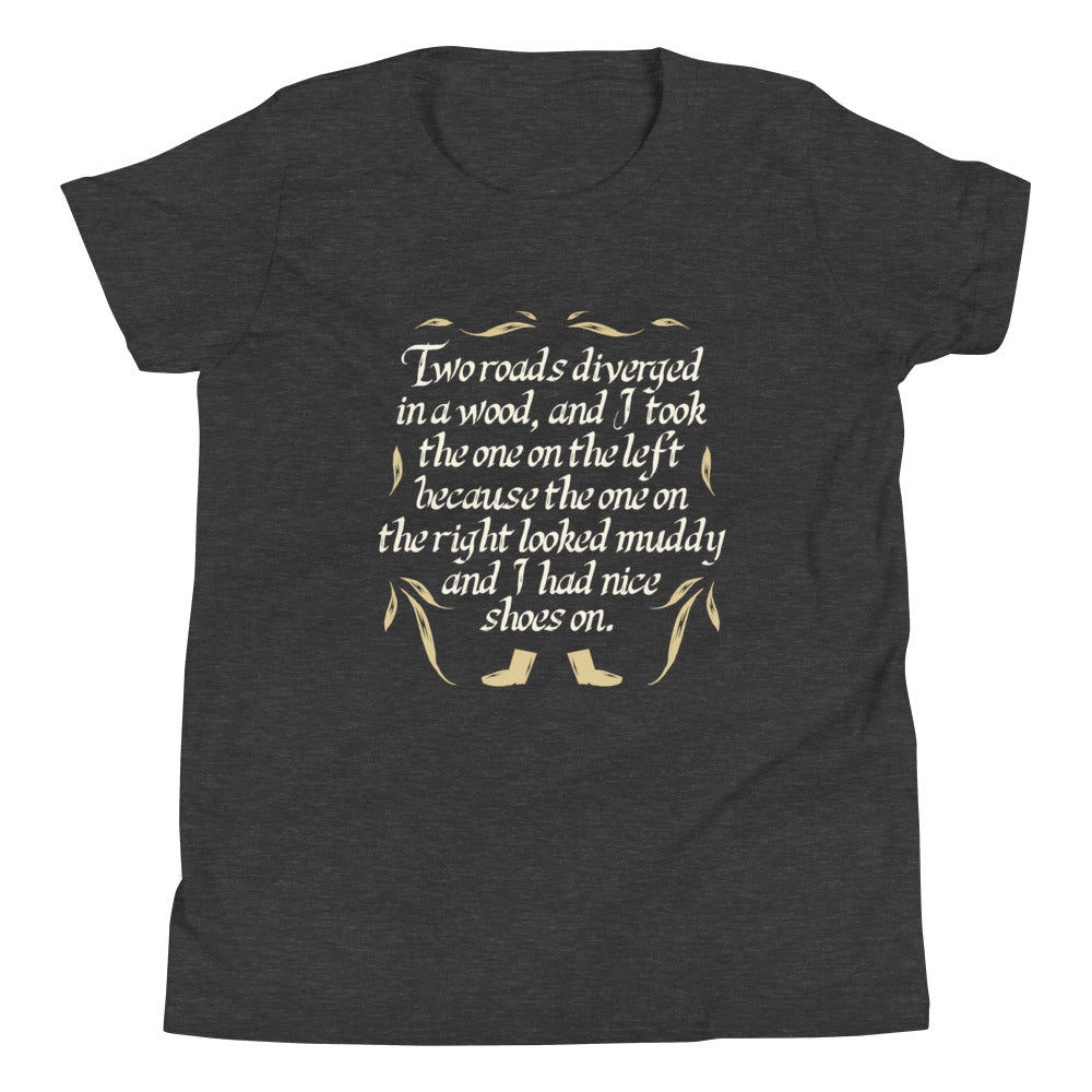 Two Roads Diverged Kid's Youth Tee