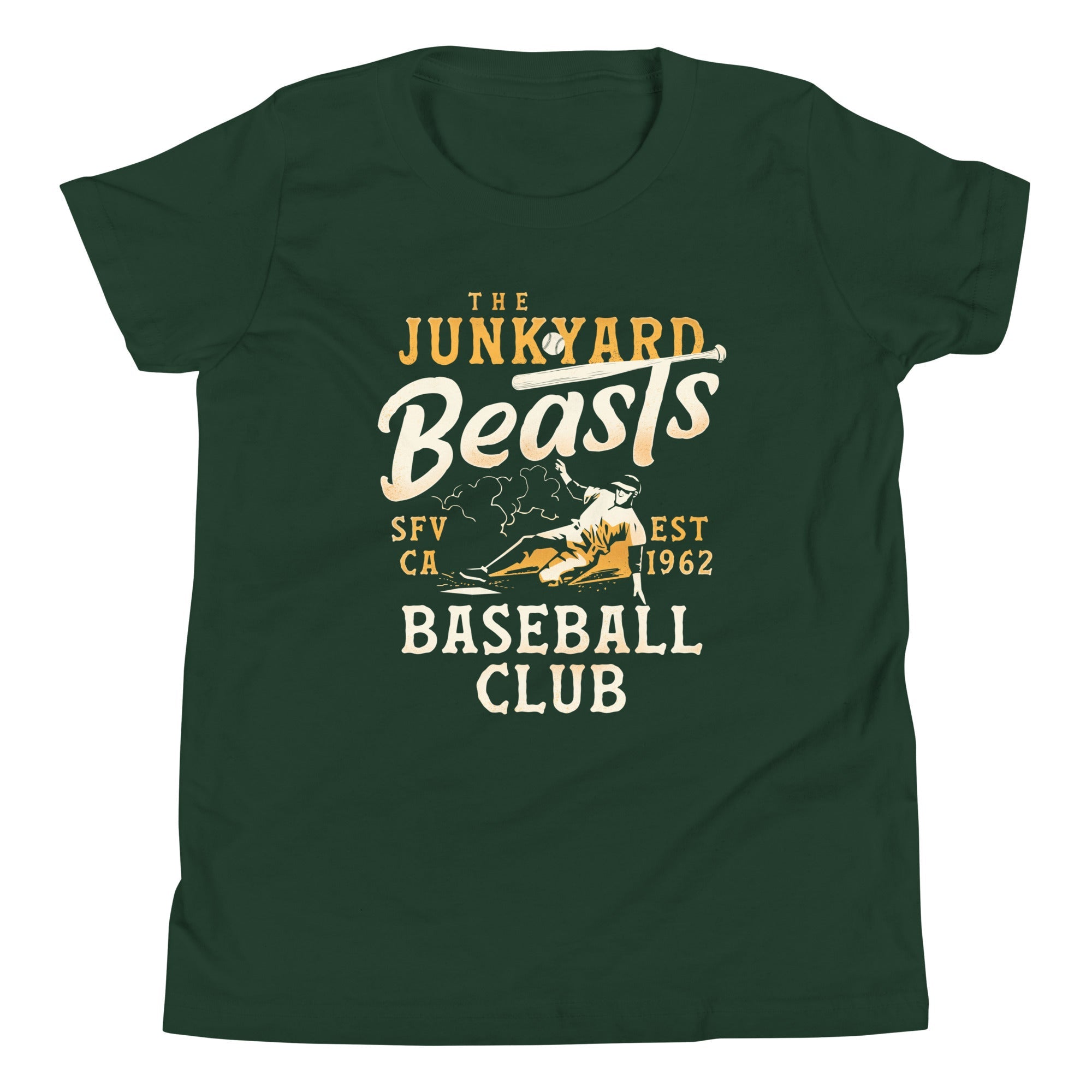 Junkyard Beasts Baseball Club Kid's Youth Tee