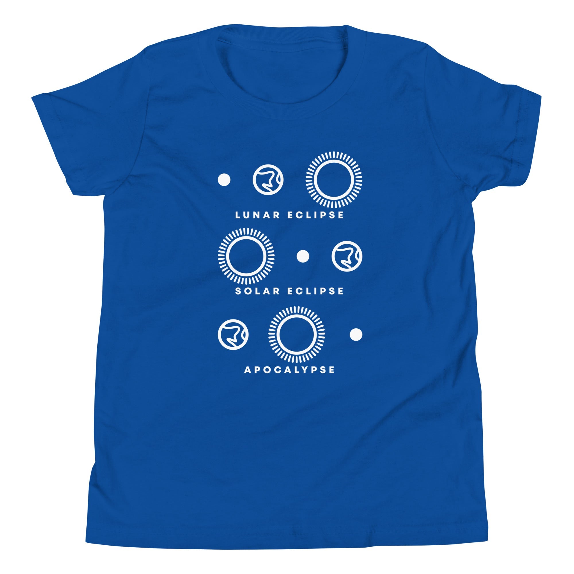 Lunar Eclipse Solar Eclipse Apocalypse Kid's Youth Tee