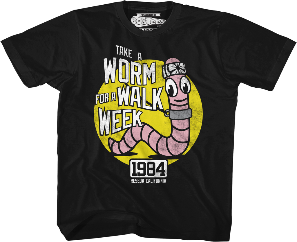 Youth Take A Worm For A Walk Week Karate Kid Shirt Hoodie, Sweatshirt | CiraTrend.com (Image 1)