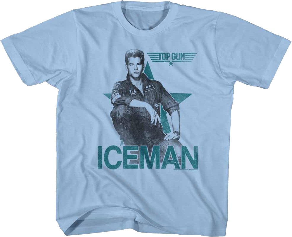 Youth Val Kilmer Iceman Top Gun Shirt Hoodie, Sweatshirt | CiraTrend.com (Image 1)