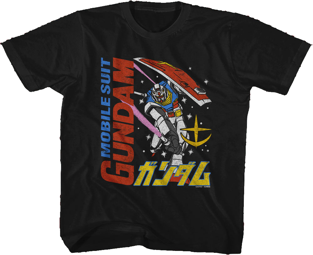 Youth Vintage Mobile Suit Gundam Shirt Hoodie, Sweatshirt | CiraTrend.com (Image 1)