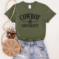 zCowboy University Soft Graphic Tee Hoodie, Sweatshirt | CiraTrend.com