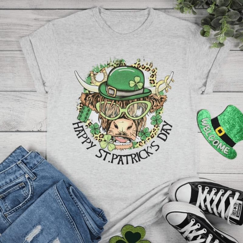 zHappy St.Patrick's Day Cow T-Shirts, Hoodie, Sweatshirt | CiraTrend.com