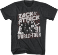 Zack Attack '91 World Tour Saved By The Bell T-Shirt Hoodie, Sweatshirt | CiraTrend.com (Image 1)