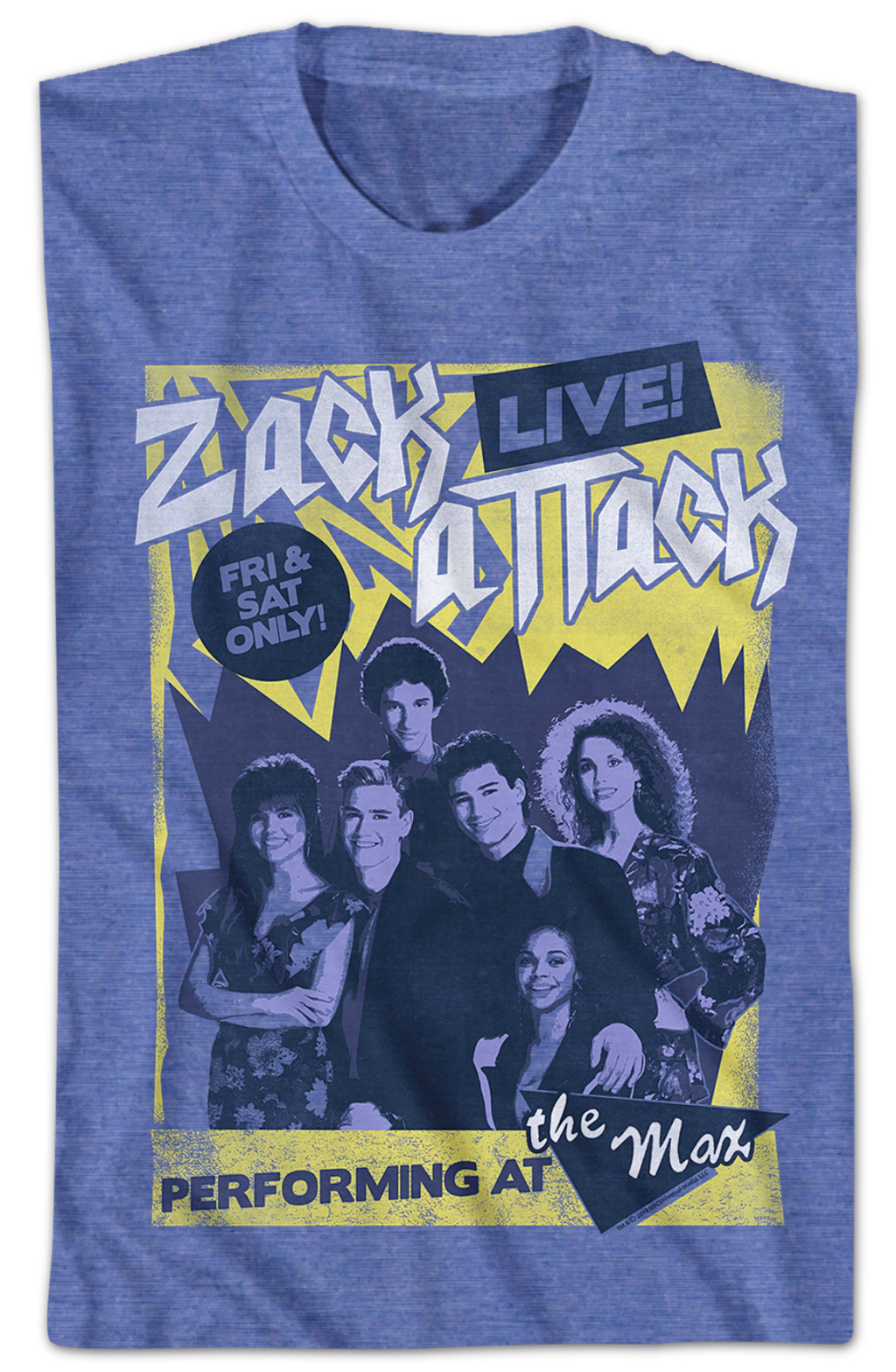 Zack Attack Live Saved By The Bell T-Shirt Hoodie, Sweatshirt | CiraTrend.com (Image 2)