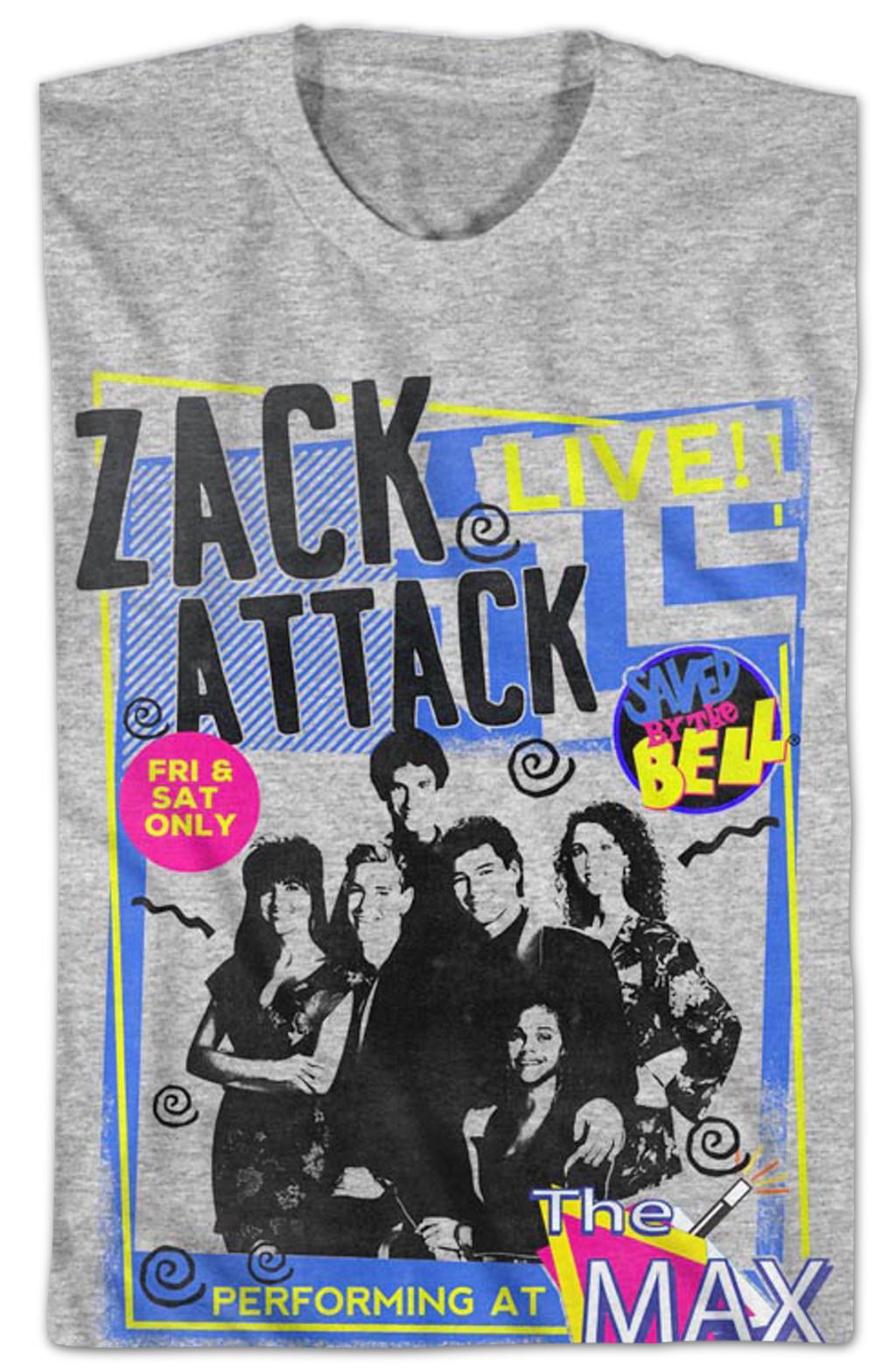 Zack Attack Live Saved By The Bell T-Shirt Style001 Hoodie, Sweatshirt | CiraTrend.com (Image 2)