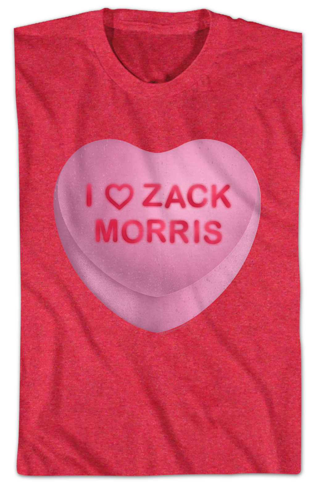 Zack Morris Candy Heart Saved By The Bell T-Shirt Hoodie, Sweatshirt | CiraTrend.com (Image 2)