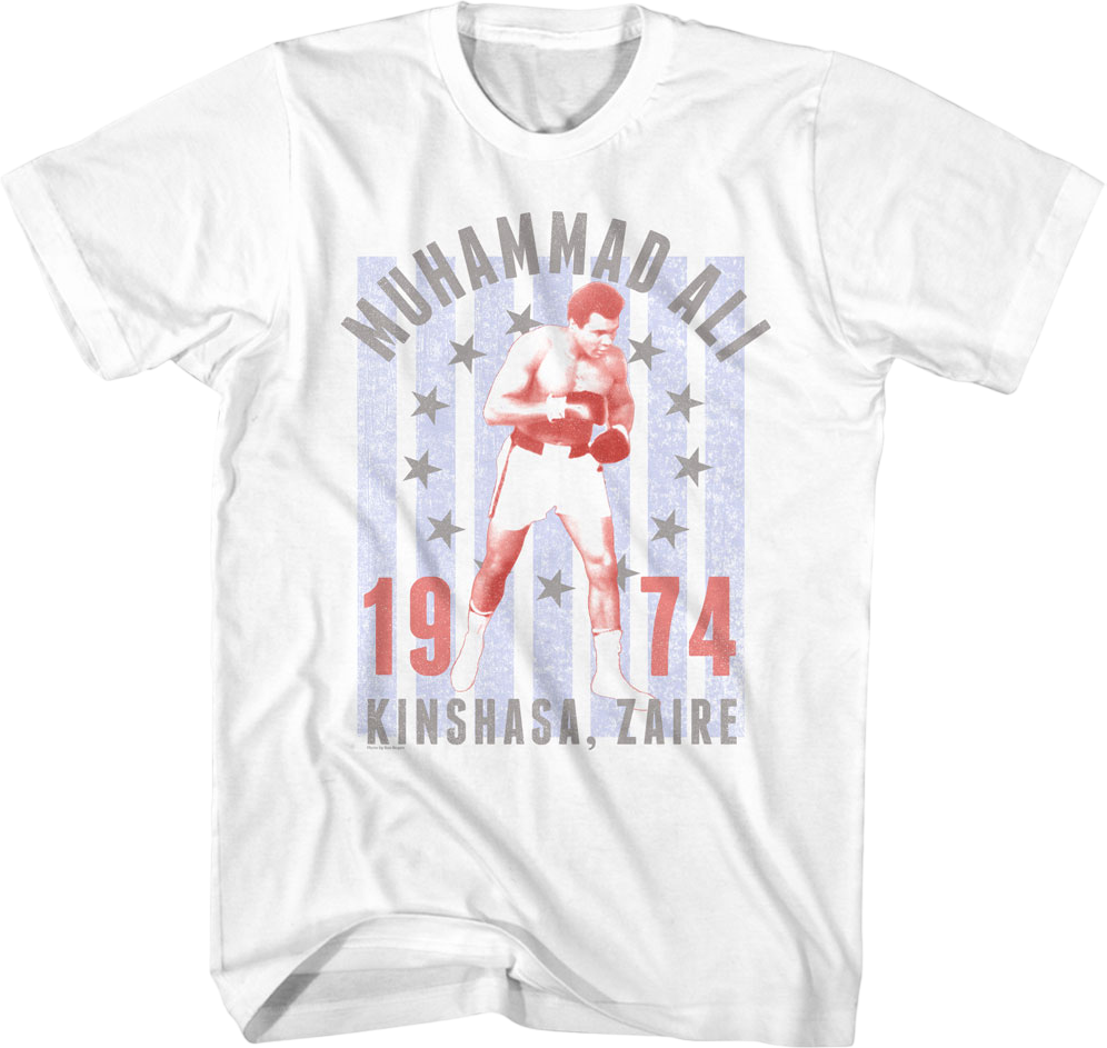 Zaire 1974 Muhammad Ali T-Shirt Hoodie, Sweatshirt | CiraTrend.com (Image 1)