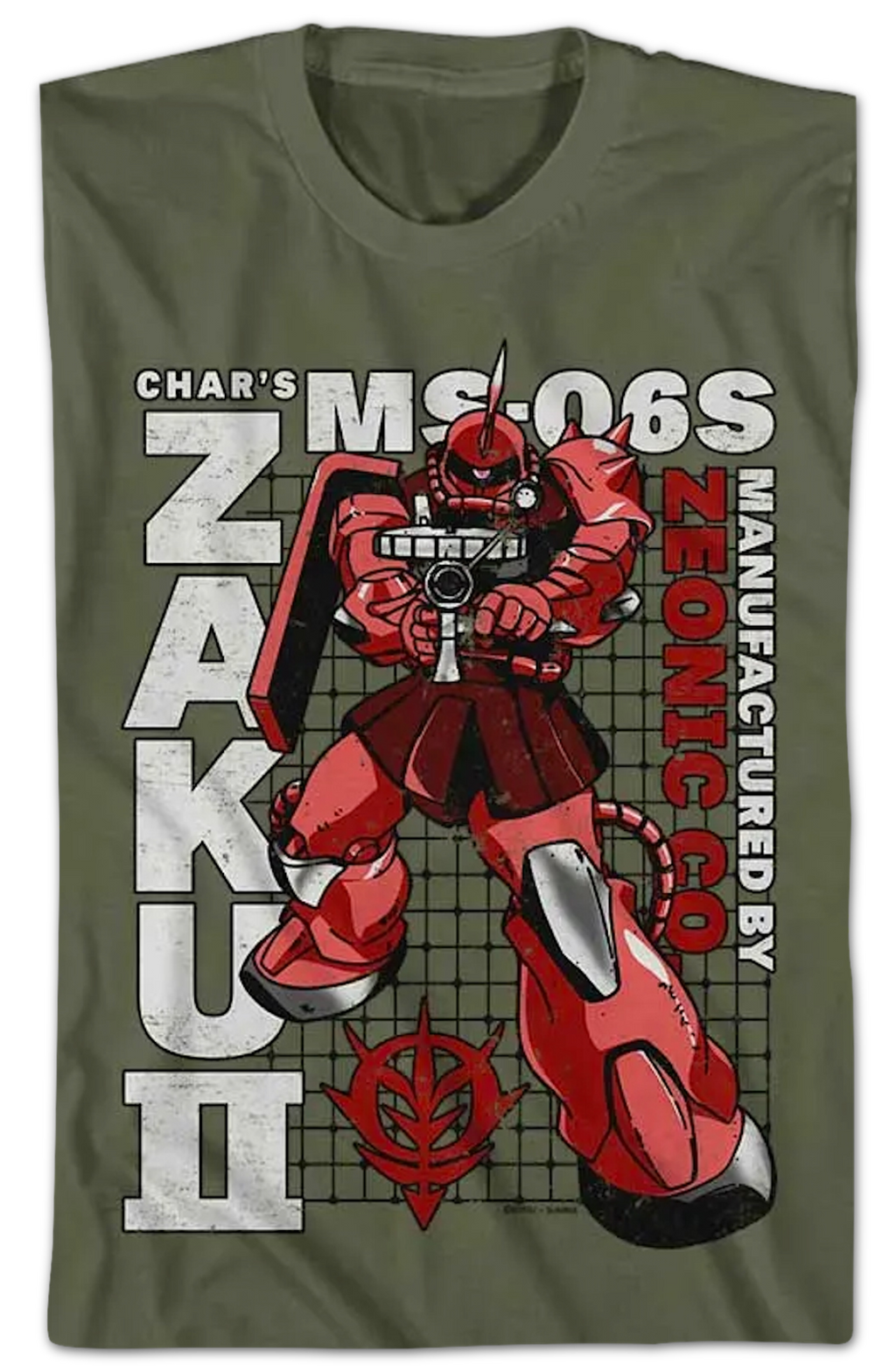 Zaku II Gundam T-Shirt Hoodie, Sweatshirt | CiraTrend.com (Image 2)