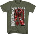 Zaku II Gundam T-Shirt Hoodie, Sweatshirt | CiraTrend.com (Image 1)