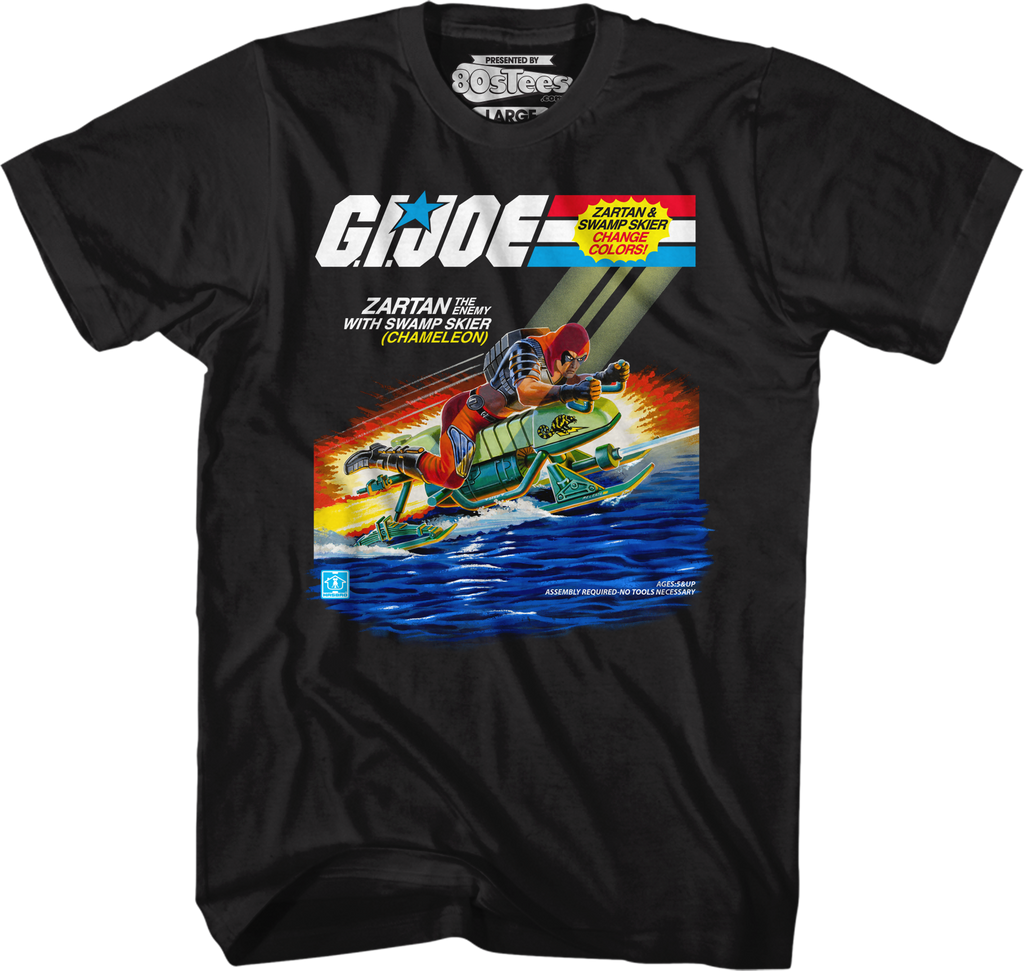 Zartan With Chameleon Swamp Skier GI Joe T-Shirt Hoodie, Sweatshirt | CiraTrend.com (Image 1)