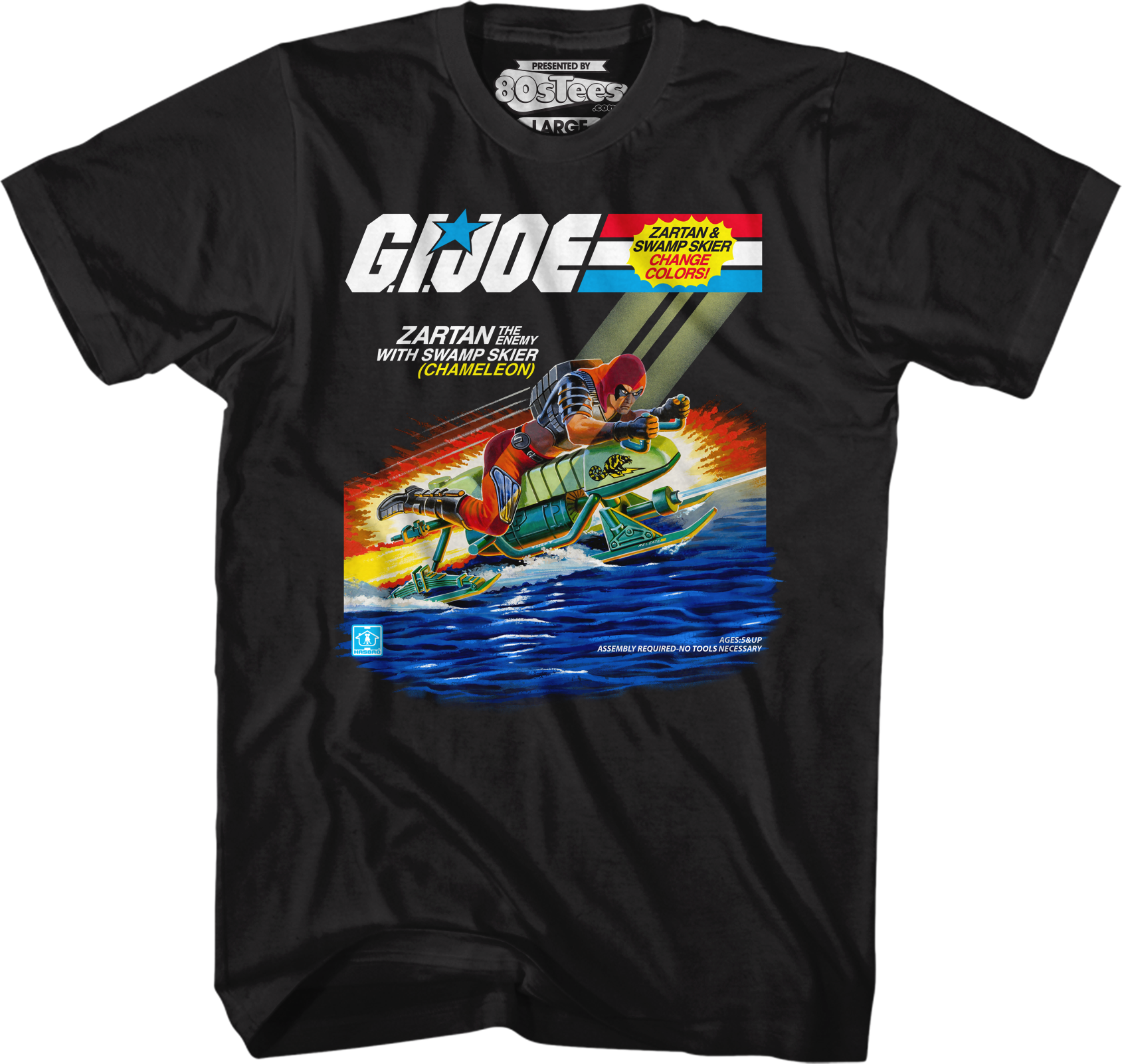 Zartan With Chameleon Swamp Skier GI Joe T-Shirt Hoodie, Sweatshirt | CiraTrend.com (Image 1)