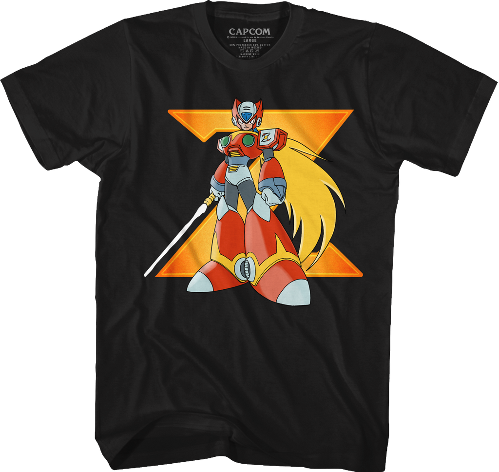 Zero Mega Man T-Shirt Hoodie, Sweatshirt | CiraTrend.com (Image 1)