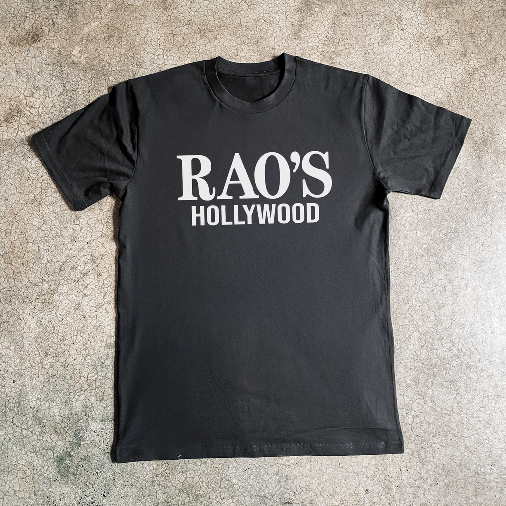 'RAO'S HOLLYWOOD' BLACK T-SHIRT Hoodie, Sweatshirt | CiraTrend.com (Image 1)