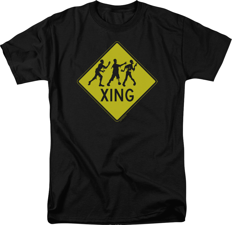 Zombie Crossing T-Shirt Hoodie, Sweatshirt | CiraTrend.com (Image 1)