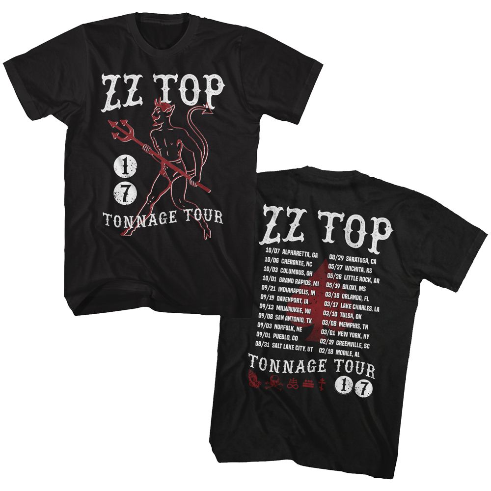 ZZ Top Tonnage Tour 17 T-Shirt Hoodie, Sweatshirt | CiraTrend.com (Image 2)